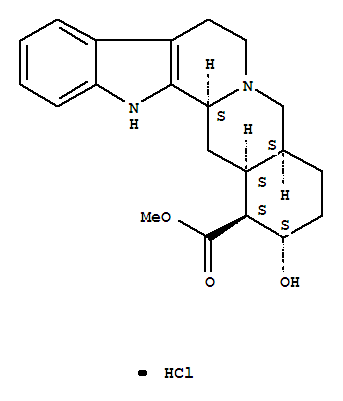 Yohimban-16-carboxylicacid, 17-hydroxy-, methyl ester, hydrochloride (1:1), (16b,17a,20a)-