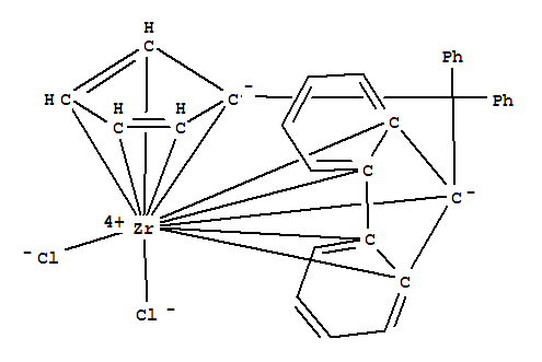 Zirconium, dichloro[(h5-2,4-cyclopentadien-1-ylidene)(diphenylmethylene)[(4a,4b,8a,9a-h)-9H-fluoren-9-ylidene]]-