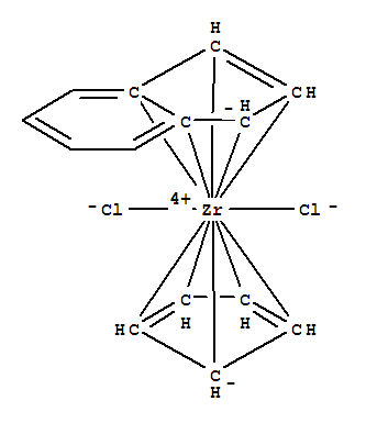 Zirconium, dichloro(h5-2,4-cyclopentadien-1-yl)[(1,2,3,3a,7a-h)-1H-inden-1-yl]-