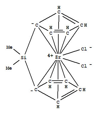 Zirconium,dichloro[(dimethylsilylene)bis(h5-2,4-cyclopentadien-1-ylidene)]-