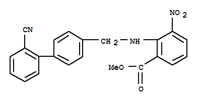 Methyl 2-(((2\'-cyano-[1,1\'-biphenyl]-4-yl)methyl)amino)-3-nitrobenzoate