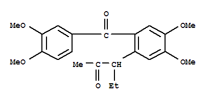 3-(2-(3,4-Dimethoxybenzoyl)-4,5-dimethoxyphenyl)pentan-2-one