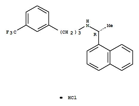 1-Naphthalenemethanamine,a-methyl-N-[3-[3-(trifluoromethyl)phenyl]propyl]-,hydrochloride (1:1), (aR)-