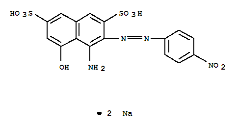2,7-Naphthalenedisulfonicacid, 4-amino-5-hydroxy-3-[2-(4-nitrophenyl)diazenyl]-, sodium salt (1:2)