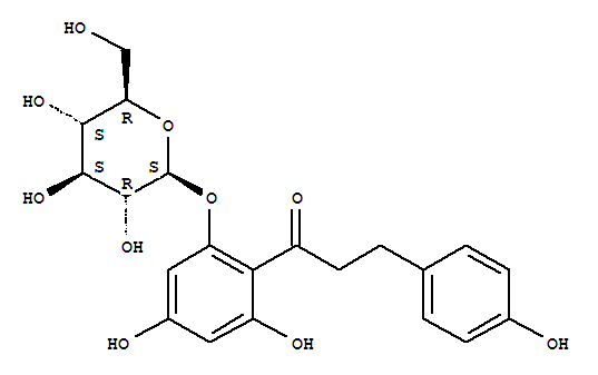 1-Propanone, 1-[2-(b-D-glucopyranosyloxy)-4,6-dihydroxyphenyl]-3-(4-hydroxyphenyl)-
