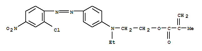 2-Propenoic acid,2-methyl-, 2-[[4-[2-(2-chloro-4-nitrophenyl)diazenyl]phenyl]ethylamino]ethylester