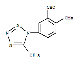 Benzaldehyde,2-methoxy-5-[5-(trifluoromethyl)-1H-tetrazol-1-yl]-