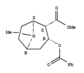 8-Azabicyclo[3.2.1]octane-2-carboxylicacid, 3-(benzoyloxy)-8-methyl-, methyl ester, (1R,2R,3S,5S)-rel-