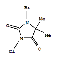 2,4-Imidazolidinedione,1-bromo-3-chloro-5,5-dimethyl-