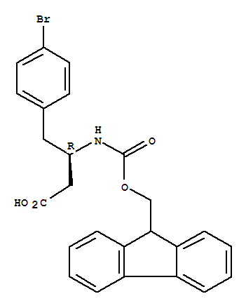 (2R)-3-amino-4-(4-bromophenyl)-2-(9H-fluoren-9-ylmethoxycarbonyl)butanoic acid