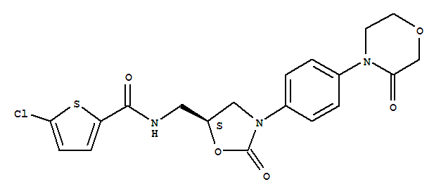 2-Thiophenecarboxamide,5-chloro-N-[[(5S)-2-oxo-3-[4-(3-oxo-4-morpholinyl)phenyl]-5-oxazolidinyl]methyl]-