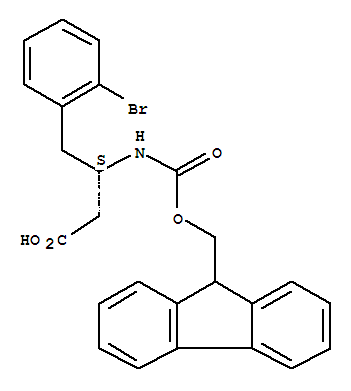 (2S)-3-amino-4-(2-bromophenyl)-2-(9H-fluoren-9-ylmethoxycarbonyl)butanoic acid
