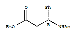 Benzenepropanoic acid, b-(acetylamino)-, ethyl ester, (bR)-