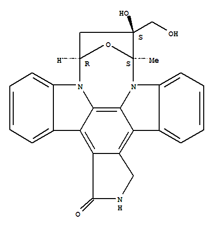 9,12-Epoxy-1H-diindolo[1,2,3-fg:3',2',1'-kl]pyrrolo[3,4-i][1,6]benzodiazocin-1-one,2,3,9,10,11,12-hexahydro-10-hydroxy-10-(hydroxymethyl)-9-methyl-, (9S,10S,12R)-