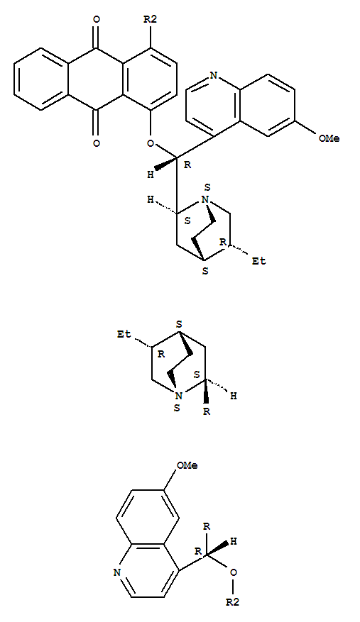 1,4-bis[(R)-[(2R,4S,5S)-5-ethyl-1-azabicyclo[2.2.2]octan-2-yl]-(6-methoxyquinolin-4-yl)methoxy]anthracene-9,10-dione