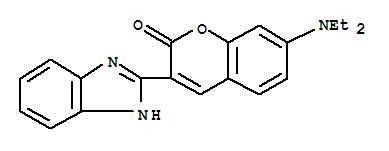 2H-1-Benzopyran-2-one,3-(1H-benzimidazol-2-yl)-7-(diethylamino)-