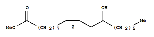 9-Octadecenoic acid,12-hydroxy-, methyl ester, (9Z)-  