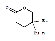 2H-Pyran-2-one,5-butyl-5-ethyltetrahydro-