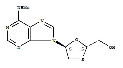 1,3-Oxathiolane-2-methanol,5-[6-(methylamino)-9H-purin-9-yl]-, (2S-trans)- (9CI)