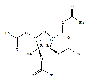 1,2,3,5-Tetra-O-benzoyl-2-C-methyl--D-ribofuranose