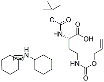N-cyclohexylcyclohexanamine;(2S)-2-[(2-methylpropan-2-yl)oxycarbonylamino]-4-(prop-2-enoxycarbonylamino)butanoic acid