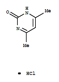 2(1H)-Pyrimidinone,4,6-dimethyl-, hydrochloride (1:1)