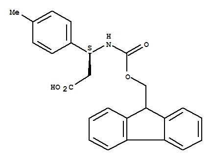 Benzenepropanoic acid, b-[[(9H-fluoren-9-ylmethoxy)carbonyl]amino]-4-methyl-,(bS)-