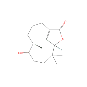 11-oxabicyclo[8.2.1]tridec-1(13)-ene-6,12-dione, 5,9,9-trimethyl-