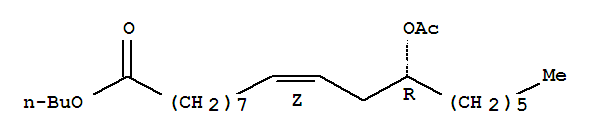 9-Octadecenoic acid,12-(acetyloxy)-, butyl ester, (9Z,12R)-