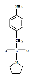 4-(pyrrolidin-1-ylsulfonylmethyl)aniline