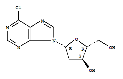 9H-Purine,6-chloro-9-(2-deoxy-b-D-erythro-pentofuranosyl)-