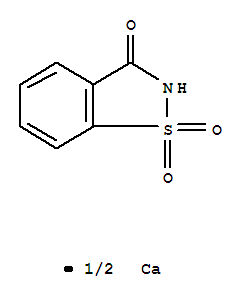 1,2-Benzisothiazol-3(2H)-one,1,1-dioxide, calcium salt (2:1)