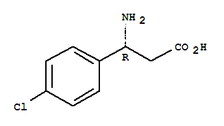 Benzenepropanoic acid, b-amino-4-chloro-, (bR)-