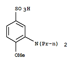 3-(Dipropylamino)-4-methoxybenzenesulfonic acid