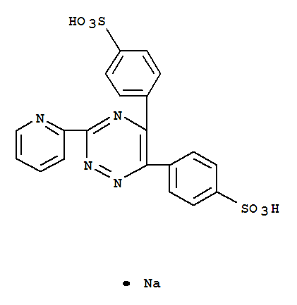 sodium 3-(pyridin-2-yl)-1,2,4-triazine-5,6-diyl]bis(benzene-4,4'-sulphonate)