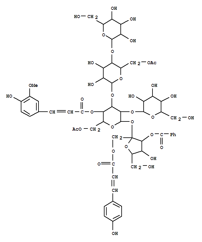 Aconitane-3,8,13,14,15-pentol,20-ethyl-1,6,16-trimethoxy-4-(methoxymethyl)-, 14-(4-methoxybenzoate), (1a,3a,6a,14a,15a,16b)- structure