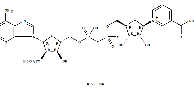 Adenosine5'-(trihydrogen diphosphate), 2'-(dihydrogen phosphate), P'®5'-ester with3-(aminocarbonyl)-1-b-D-ribofuranosylpyridinium, inner salt, disodium salt