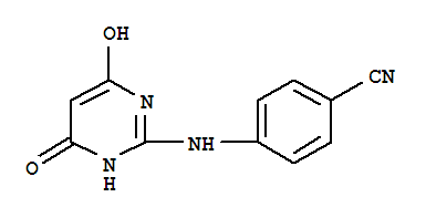 4-[(4-hydroxy-6-oxo-1H-pyrimidin-2-yl)amino]benzonitrile