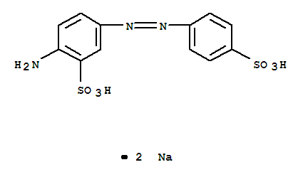 Benzenesulfonic acid,2-amino-5-[2-(4-sulfophenyl)diazenyl]-, sodium salt (1:2)
