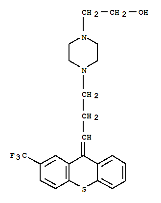 1-Piperazineethanol,4-[3-[2-(trifluoromethyl)-9H-thioxanthen-9-ylidene]propyl]-