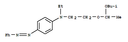 Benzenamine,N-ethyl-N-[2-[1-(2-methylpropoxy)ethoxy]ethyl]-4-(2-phenyldiazenyl)-