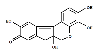 Benz[b]indeno[1,2-d]pyran-9(6H)-one,6a,7-dihydro-3,4,6a,10-tetrahydroxy-