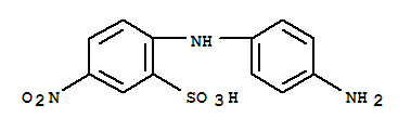 Benzenesulfonic acid,2-[(4-aminophenyl)amino]-5-nitro-