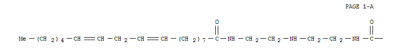 (9,12-Octadecadienamide,N,N'-(iminodi-2,1-ethanediyl)bis- (9CI) ) (DMDM)
