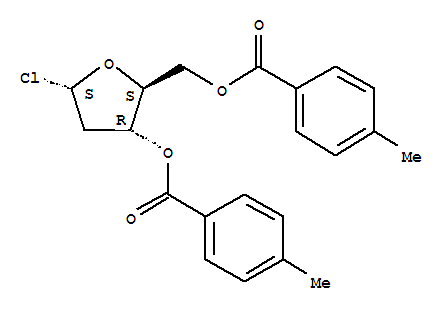 (2S,3R,5R)-5-Chloro-2-(((4-methylbenzoyl)oxy)-methyl)tetrahydrofuran-3-yl 4-methylbenzoate