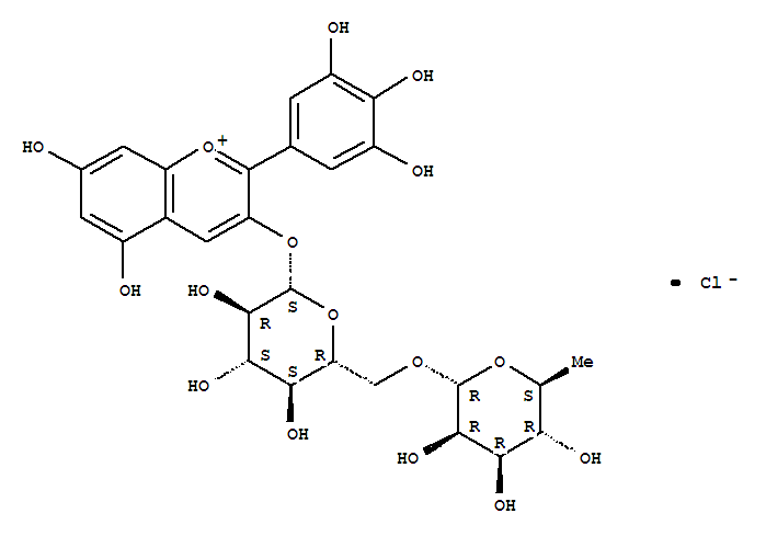 花翠素芦丁糖甙Delphinidin 3-rutinoside