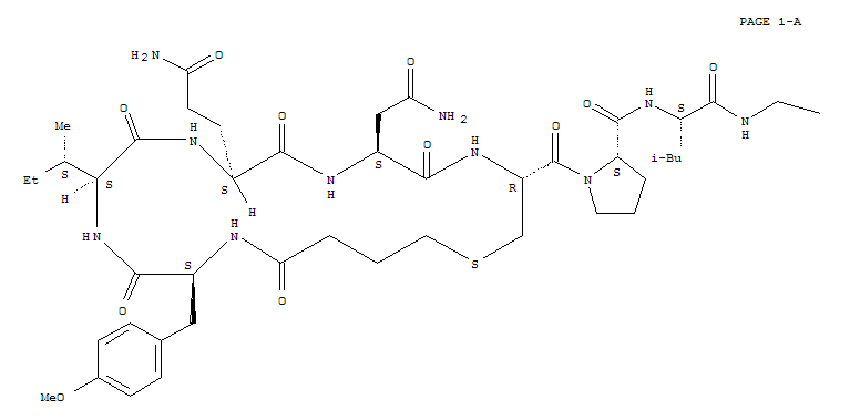 1-Carbaoxytocin,1-butanoic acid-2-(O-methyl-L-tyrosine)- (9CI)