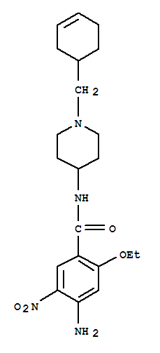 Benzamide,4-amino-N-[1-(3-cyclohexen-1-ylmethyl)-4-piperidinyl]-2-ethoxy-5-nitro-
