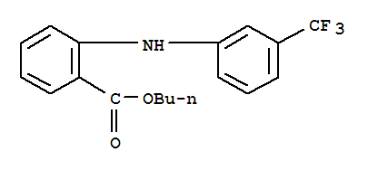 Benzoic acid,2-[[3-(trifluoromethyl)phenyl]amino]-, butyl ester