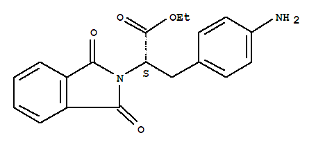 2H-Isoindole-2-aceticacid, a-[(4-aminophenyl)methyl]-1,3-dihydro-1,3-dioxo-,ethyl ester, (S)- (9CI)
